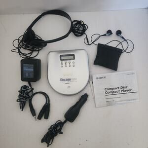 Sony Discman ESP2 Groove with case, accessories